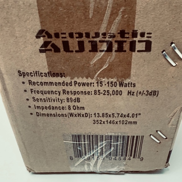 Acoustic Audio PSC43 Center Channel Speaker 3-Way Home Theater Surround Sound - Picture 5 of 7